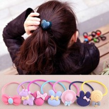 10x Baby Kids Hair Accessories Girls Elastic Hair Band Ties Rope Ponytail Holder