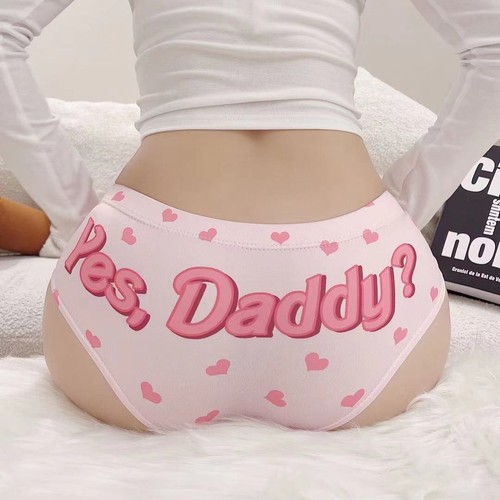 Sex Girl Pink Yes Daddy Slips Tanga Höschen Unterwäsche Knicker Hot Butt Dessous - Bild 4 von 10