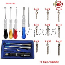 Dental Orthodontic Micro Implants Mini Screw Self-Drilling 11 Sizes / Handle