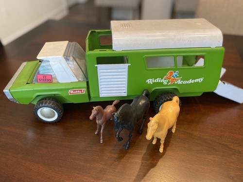 vintage buddy L Riding Academy Horse Trailer - Picture 8 of 8