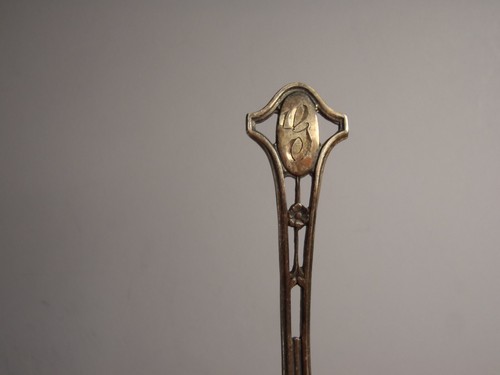 Antique FRANK WHITING Sterling Silver Over the Cup Tea Strainer - Picture 5 of 20