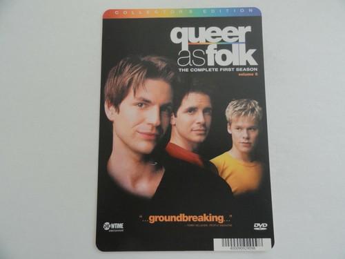 QUEER AS FOLK - ERSTE STAFFEL VOL6 - BLOCKBUSTER VIDEO BACKER KARTE 5"X8" KEIN FILM - Bild 2 von 3