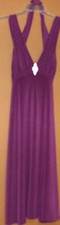 NEW MONROE & MAIN MISSES V-NECK DRESS-SIZE 16-PURPLE--CLEARANCE