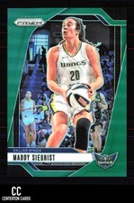 2024 Panini Prizm WNBA #94 Maddy Siegrist Green Prizms Dallas Wings