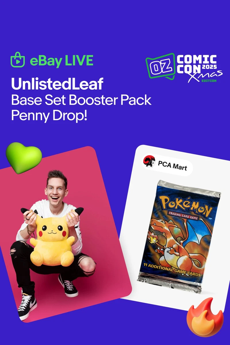 UnlistedLeaf, Base Set Booster Pack Penny Drop! - eBay Live UnlistedLeaf, Base Set Booster Pack Penny Drop! - eBay Live