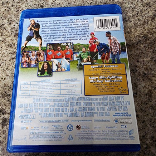 Grown Ups (Blu-ray, 2010) Movie Adam Sandler Comedy - Picture 5 of 5