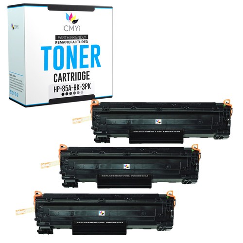 3er Pack Ersatz Toner 85A Patronen für HP LaserJet Pro M1210 M1212nf M1213nf - Bild 1 von 7