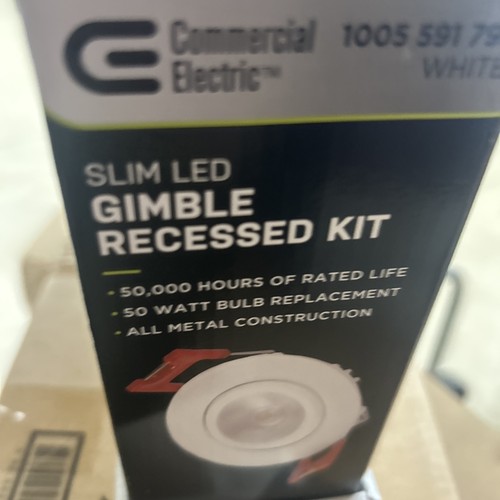 Commercial Electric 91578 4" LED Deep Baffle Canless Recess, PK 4 - Picture 4 of 4