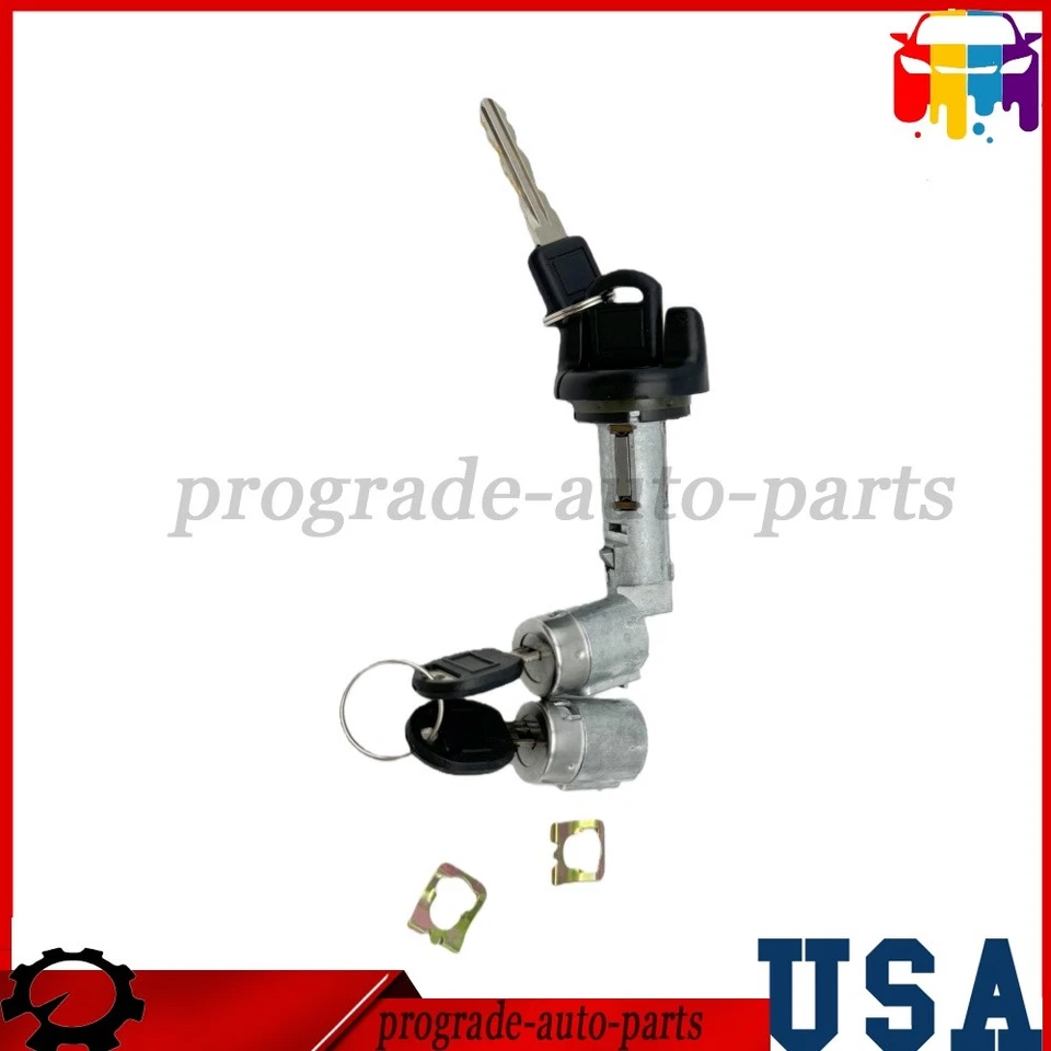 Juego de cilindros de encendido y cerradura de puerta 26049532 para Chevy Tahoe 1995-1997 stock en EE. UU. Foto 4 de 4