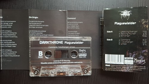 Darkthrone – Plaguewielder 2001 MC Tape Cassette - Picture 2 of 2