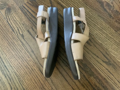 SAS tripad comfort made in USA adjustable straps beige Size 11 N G0501366 13 - Picture 2 of 13