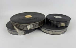 4 Stück 35 mm Filme für Kinoprojektor Wochenschau Blick in die Welt Reporter