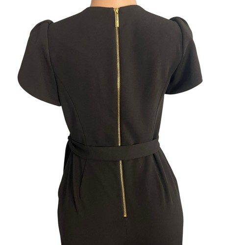 Calvin Klein eleganter schwarzer Damen Jumpsuit mit Bindeband Größe 4  - Bild 7 von 9