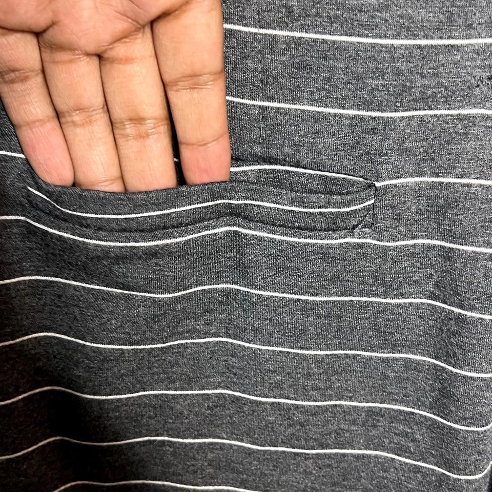 Dolan Gray Striped Long Sleeve Single Button Cardigan Blazer Women's Size Large - Image 4 of 4