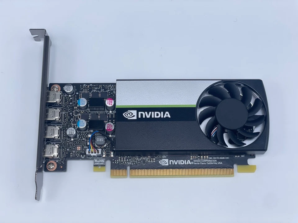 New NVIDIA T1000 8GB Graphics Card with Both Brackets - Image 3 of 3