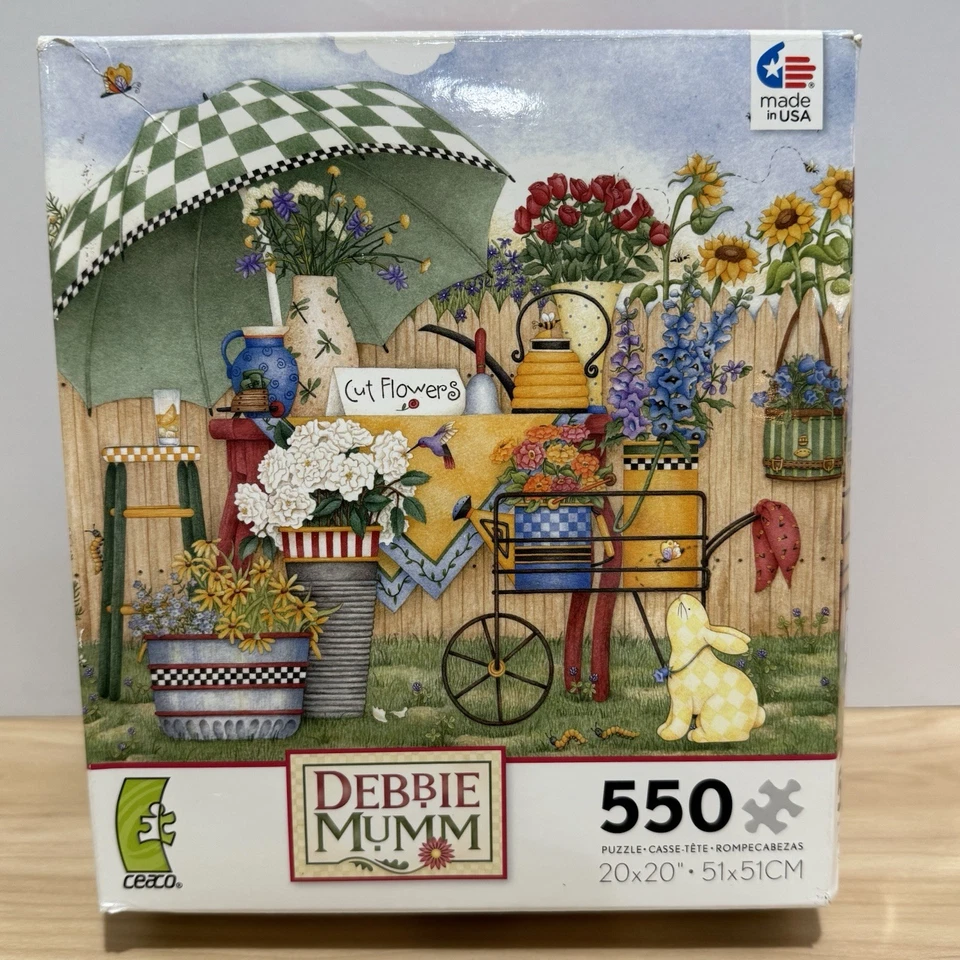 Lot Of 3 CEACO Puzzles The Folk Art Of Ellen Stouffer, Bob Pettes & Debbie Mumm - Image 4 of 4