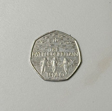 2015 Battle of Britain 1940 50p Coin – Fifty Pence UK – Circulated