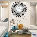 Decorative Quartz Movement Quiet Handcrafted Metal In Premium Aluminum