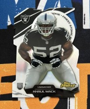 2014 Topps Finest Khalil Mack Atomic Refractor Rookie Card #FAR-KM - Raiders