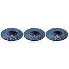 3pcs 3 inch Flat Flap Discs 75mm Grinding Wheels Wood Cutting For Angle Grinder