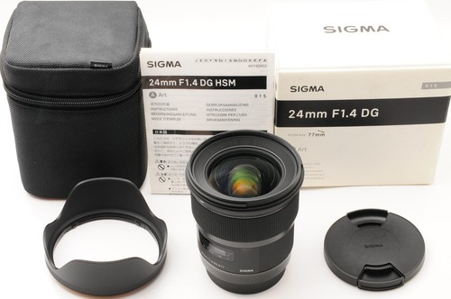 🎦 Lente SIGMA 24mm F/1.4 DG HSM para Canon EF 【EXCELENTE COMO NUEVO en caja... - Imagen 1 de 14