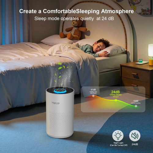 Air Purifiers for Bedroom Home up to 800 ft² H14 True HEPA Room Air Purifiers... - Picture 7 of 8