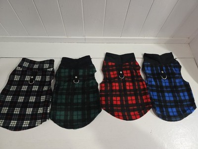 Born To Be Loved NWOT Size S Buffalo Plaids Set Of 4 Dog Sweater