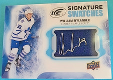 2016-17 William Nylander Upper Deck Ice Signature Swatches Rookie Auto RC SS-WN