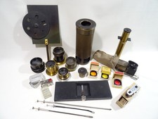 LOT DIVERS POUR APPAREIL PHOTO ANCIEN OBJECTIF PLAQUE LENTILLE DECLENCHEUR