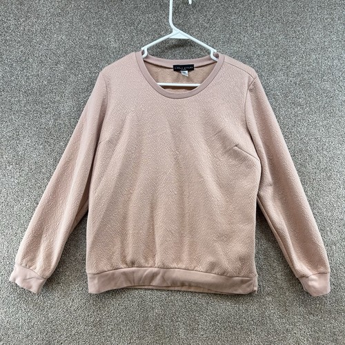 Simply Styled Women's Sweater Size Large Pink Long Sleeve Pullover - Picture 1 of 11