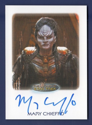 2021 Women of Star Trek Art and Images Autograph Mary Chieffo WOST 