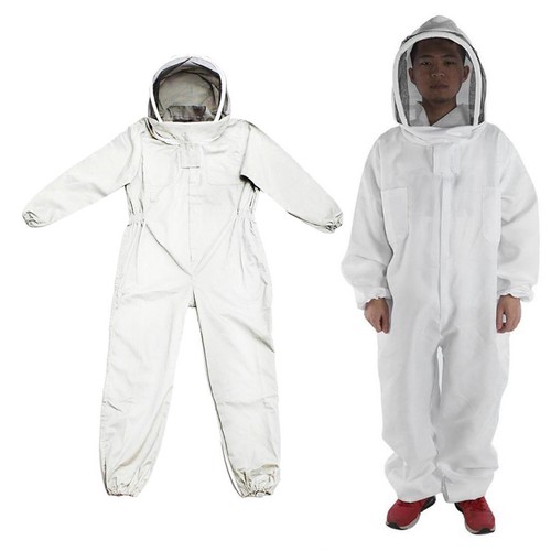 Professional Beekeeper Suit Bee Keeping All Body Hooded Beekeeping Coat . - Picture 6 of 20