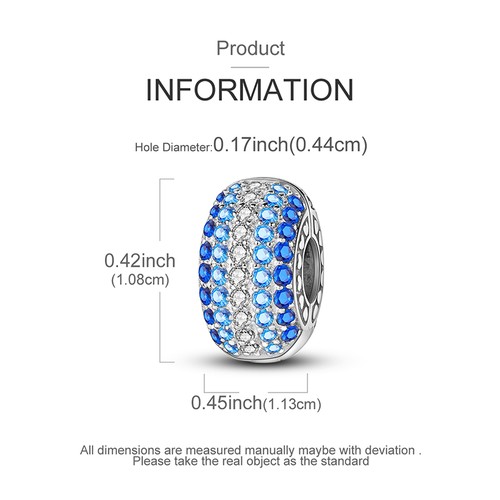 Pulsera europea de plata de ley 925 con clip de flores amor animal para mujer - Imagen 31 de 167