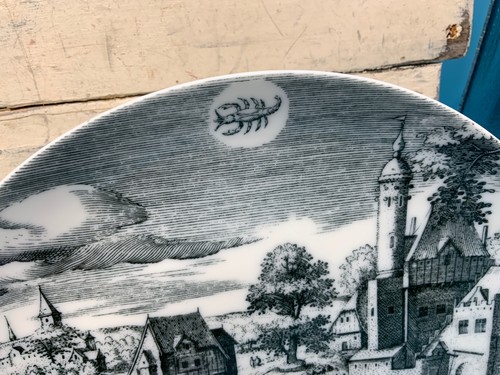 Vintage Fustenberg Monthly Series Plate - June,Hans Bol Gezeichnet um 1580, 9.5" - Picture 2 of 5