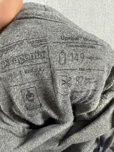Patagonia Sweatshirt Mens Medium Uprisal Hoodie Fitz Roy Logo Graphic Pullover - Picture 10 of 11