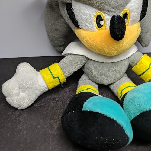 SEGA Sonic The Hedgehog 11” SILVER Hedgehog Plush Stuffed Animal Toy Doll - Picture 4 of 22