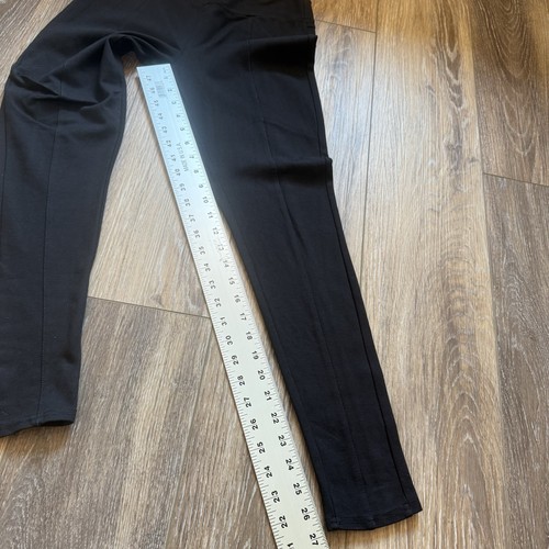 The Limited Black Stretch Dress Leggings Size Small Piping Front & Back Leg Y2K - Picture 4 of 11