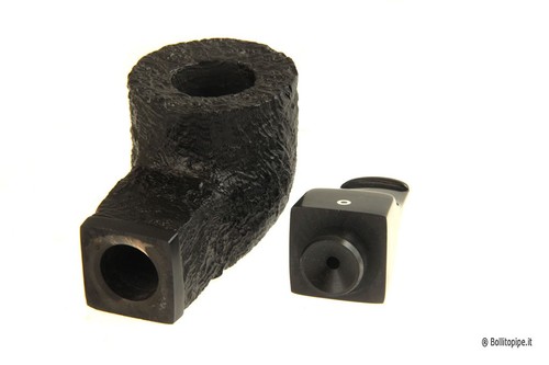 Pipa Talamona Reverse Calabash "Black" - Chubby Pot - Foto 7 di 7