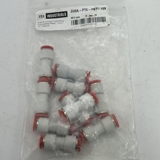 (10) Push to Connect Tube Fitting - Polybutylene Plastic • Union - 1/4" Tube OD