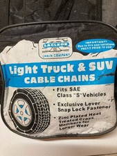 Laclede Cable Tire Snow Chains Ice Winter Driving S Class New Laclede Cable Tire Snow Chains Ice Winter Driving S Class New