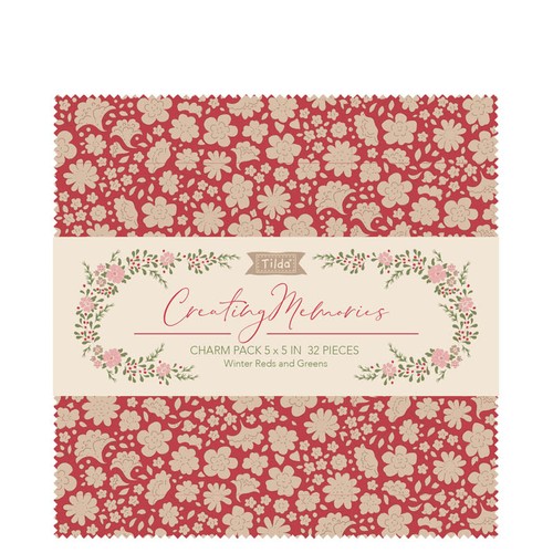 Tilda Creating Memories Charm pack 12.5 x 12.5cm: 40 cotton fabrics - Picture 9 of 9