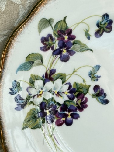 Royal Albert Violets For Love Two Bread Plates Bone China England - Bild 8 von 19