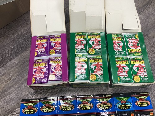(3) Boxes Of 1991 Score Baseball Cards - Imagen 2 de 3