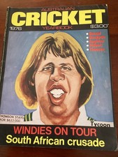 WEST INIES TOUR 1976 CRICKET MAGAZINE