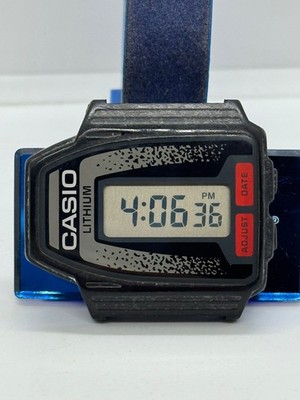 Casio F-101 Lithium Module 695 FIFA-94 Vintage Wrist Watch Japan Broken Back