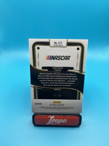 Sheldon Creed 2025 Panini Select Trackside FOTL Gold Power Plaid 11/13 Ford - Picture 2 of 2