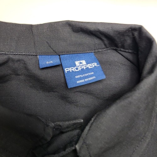 Propper Tesla Model S Black Men's Button Up Tactical Size Small Relaxed Black - Picture 8 of 11