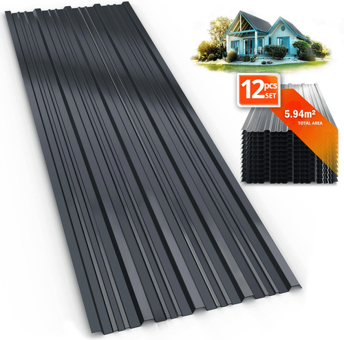 12 X Roof Sheets 0.25MM Corrugated Profile Galvanized Roofing Sheet Panel 5.94m² - Picture 2 of 18