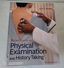 Bickley et al BATE'S GUIDE TO PHYSICAL EXAMINATION hardcover 2021 ACCEPTABLE