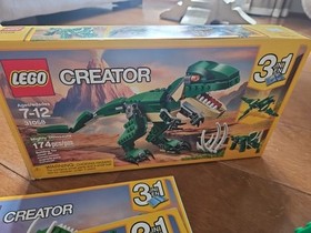 Lego 31058 3 In 1 Creator Mighty Dinosaurs Complete Box & Instructions